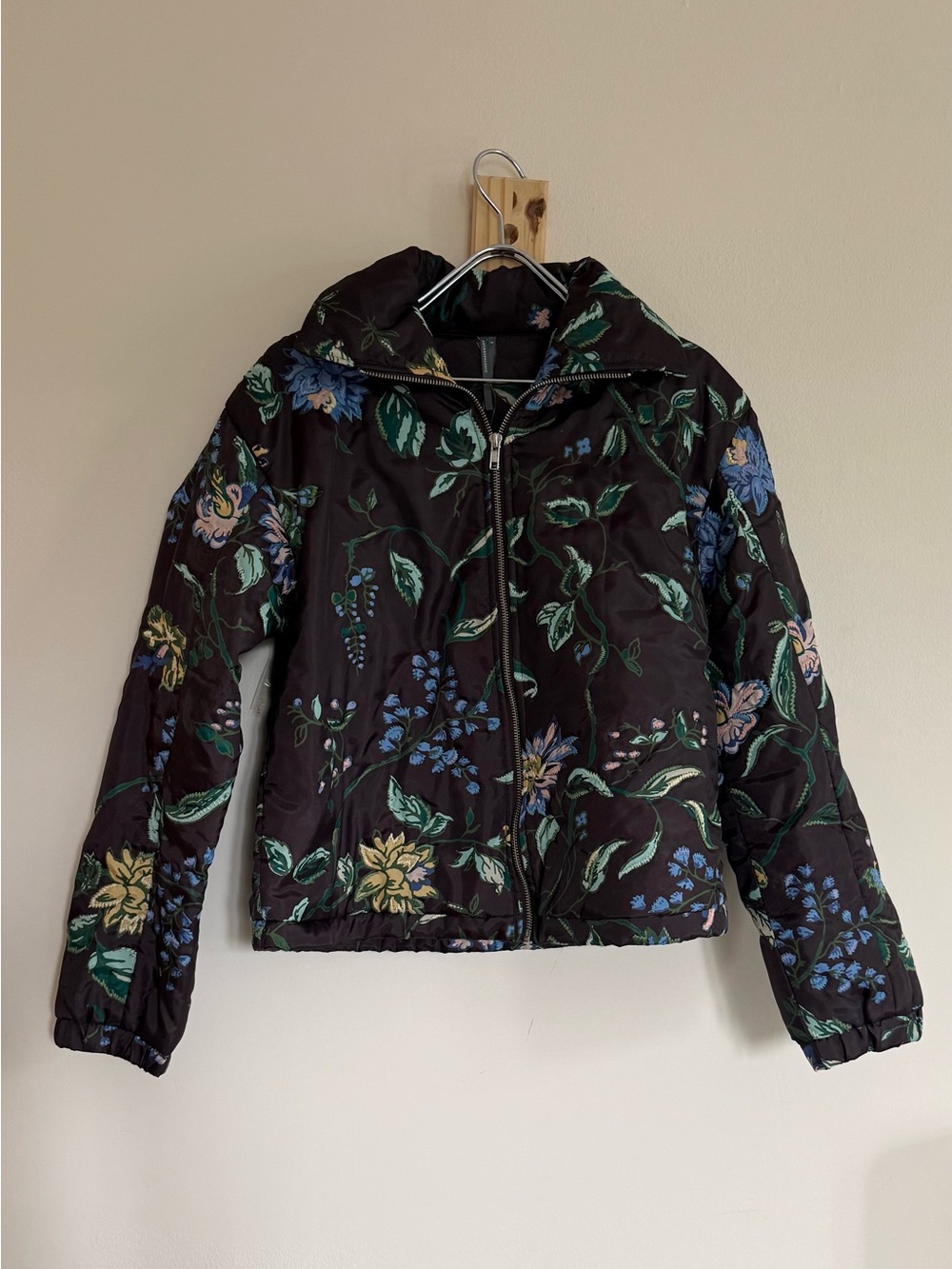 Anthropologie - Floral Quilted Puffer Jacket